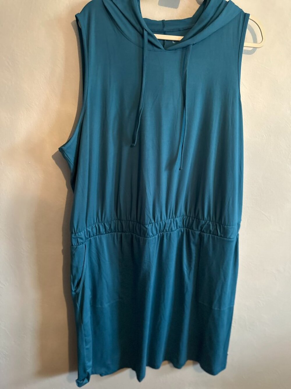 Livi Active Teal Blue Green Athleisure Hoodie Dress - Size 22/24 - NWT
